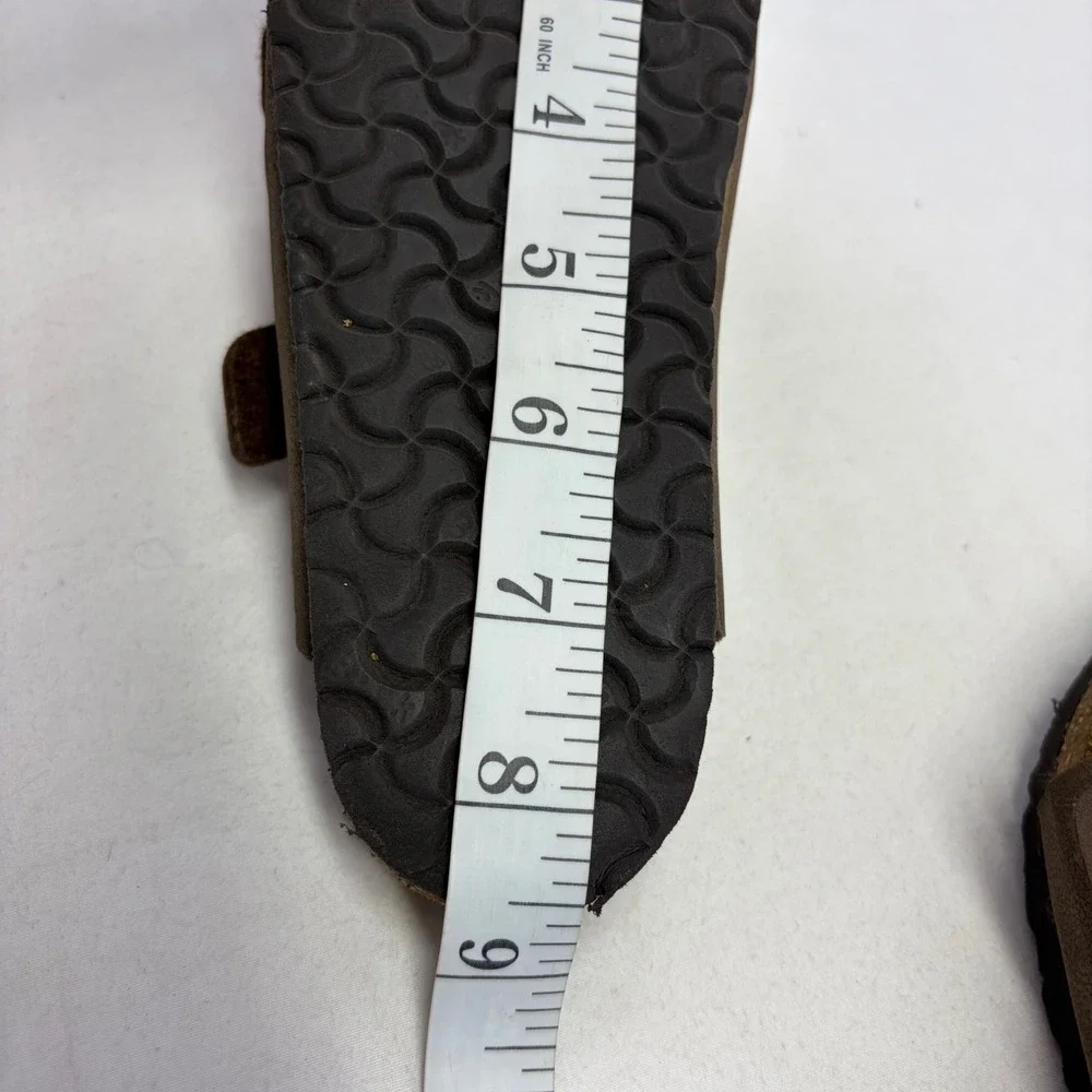 Birkenstock Arizona Sandals Kids US 1- 1 1/2 32EU Brown Two Strap Slide Boho